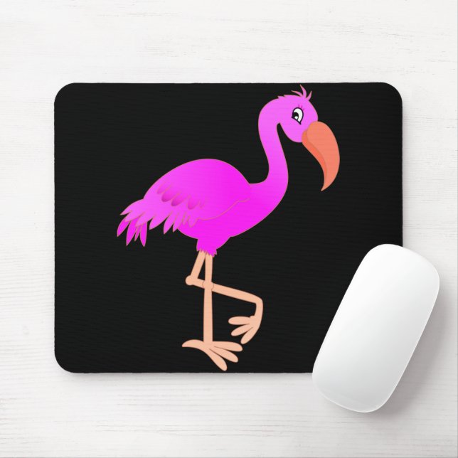 Pink Flamingo Mouse Pad - Benutzerdefinierte Farbe Mousepad (Mit Mouse)