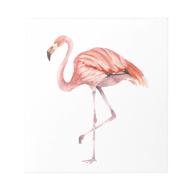 Pink Flamingo Notizblock (Vorderseite)