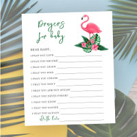 Pink Flamingo - Party | Gebete für Baby