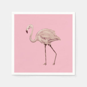 Pink Flamingo Party Paper Napkin Serviette