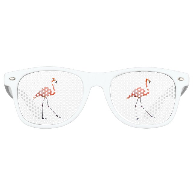 Pink Flamingo Partybrille (Vorderseite)