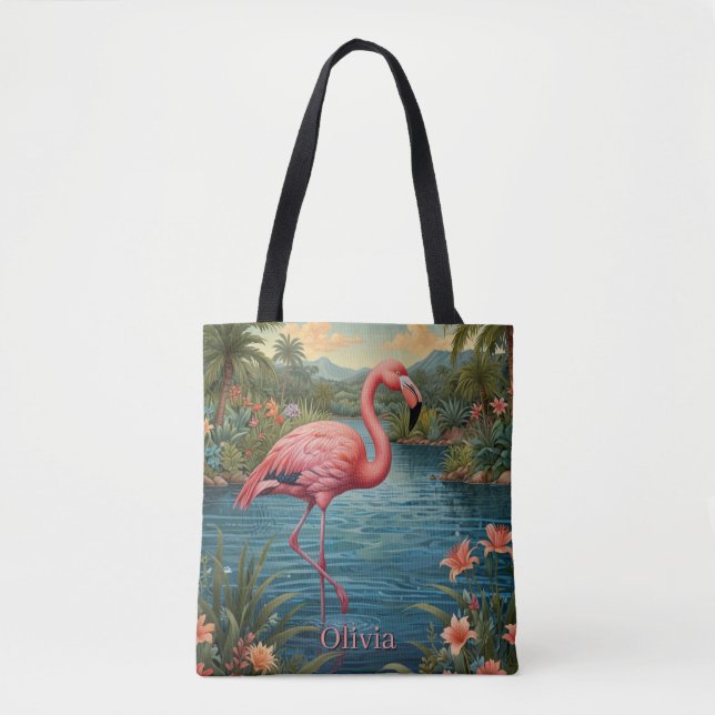 Pink-Flamingo personalisieren (Vorderseite)