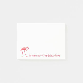 Pink Flamingo Personalisieren Post-it-Notizen Post-it Klebezettel
