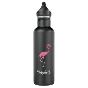 Pink Flamingo Personalisiert Bridesmaids Wedding Edelstahlflasche