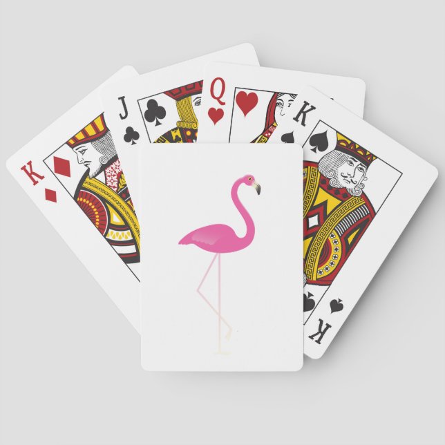 Pink Flamingo Poker Cards Spielkarten (Rückseite)