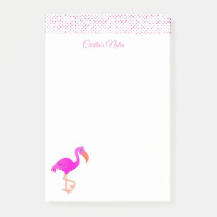 Pink Flamingo Post-It-Notes Post-it Klebezettel