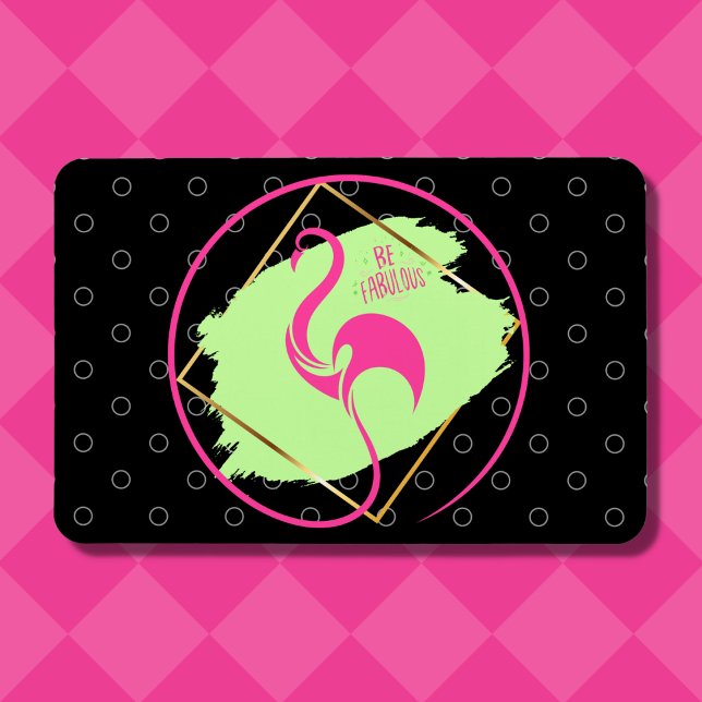 Pink Flamingo sein fabelhaftes inspirierendes Spri Magnet (Von Creator hochgeladen)