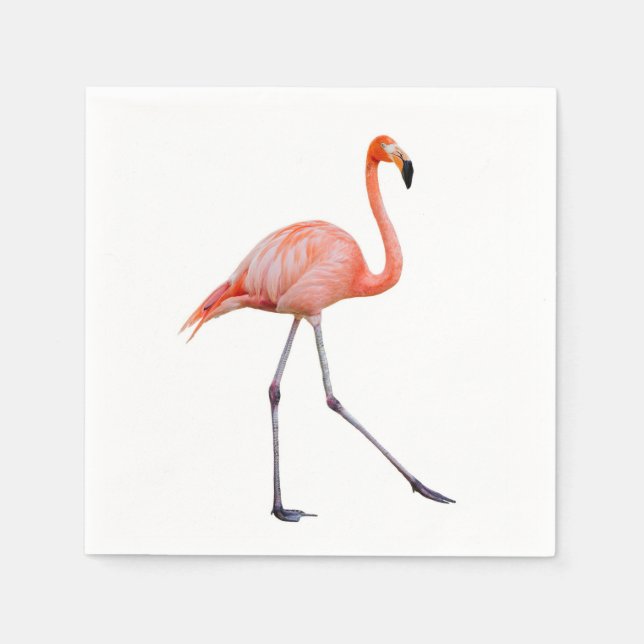 Pink Flamingo Serviette (Vorderseite)