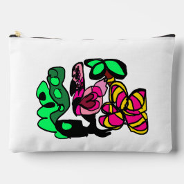 Pink flamingo show vibe zubehörtasche