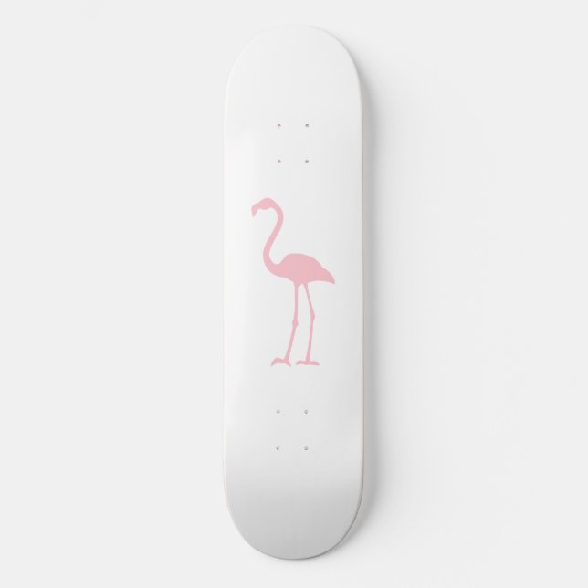 Pink Flamingo Skateboard (Vorderseite)
