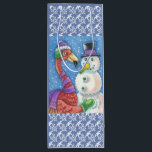 PINK FLAMINGO SNOWMAN CHRISTMAS GIFT BAG - WEIN GESCHENKTÜTE FÜR WEINFLASCHEN<br><div class="desc">LÄCHELN SIE IHREM URLAUBSGESCHENK ZU. PINK FLAMINGO UND SNOWMAN CHRISTMAS WEINGIFT BAG Blau/Weiß *Anpassen *Suchen Sie nach passenden Elementen Susan Brack Design</div>