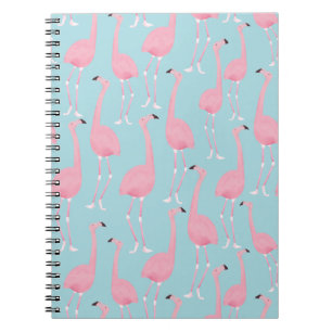 Pink Flamingo Spiral Notebook Notizblock