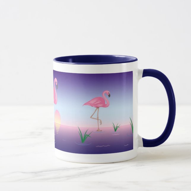 Pink Flamingo Tasse (Rechts)