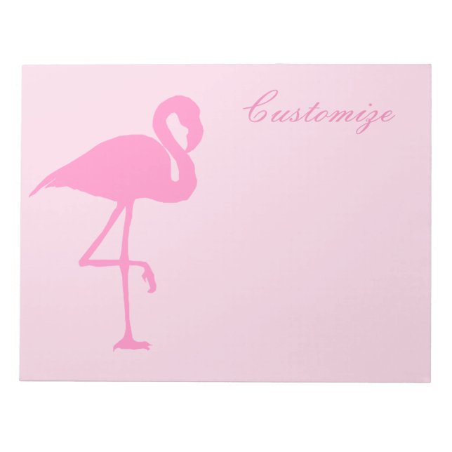 Pink Flamingo Thunder_Cove Notizblock (Vorderseite)