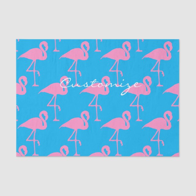 Pink Flamingo Thunder_Cove Seidenpapier (Vorderseite)