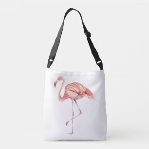 Pink Flamingo Tragetaschen Mit Langen Trägern