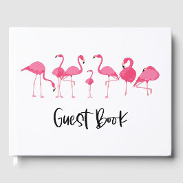Pink Flamingo Vacation Gästebuch