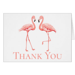 Pink Flamingo Vielen Dank an den tropischen Wedels