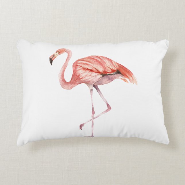 Pink Flamingo Zierkissen (Vorderseite)