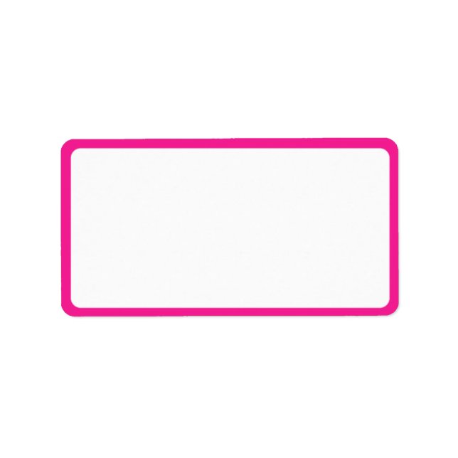 Pink Flamingos Address Labels Adressaufkleber (Vorne)