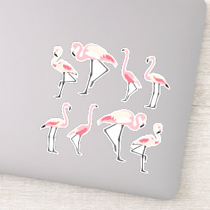 Pink Flamingos Aufkleber
