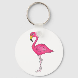 Pink Flamingos Flamingos Tropical Bird Schlüsselan Schlüsselanhänger