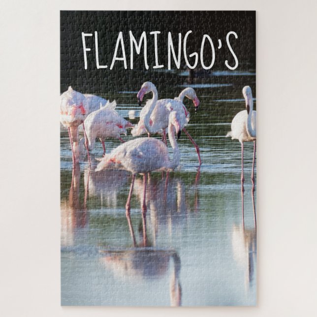 Pink Flamingo's Jigsaw Puzzle Nature (Vertikal)