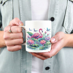 Pink Flamingos Kaffeetasse
