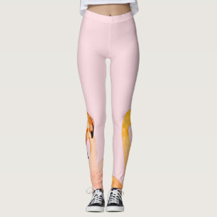 Pink Flamingos Liebe Benutzerdefinierte Leggings