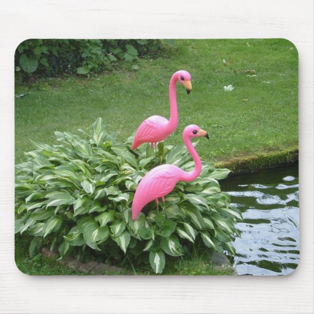 PINK FLAMINGOS Mousepad (Vorne)