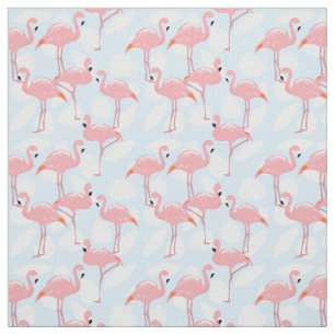 Pink Flamingos Muster Fabric Stoff