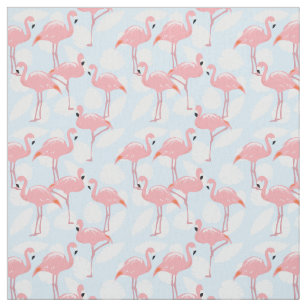 Pink Flamingos Muster Fabric Stoff