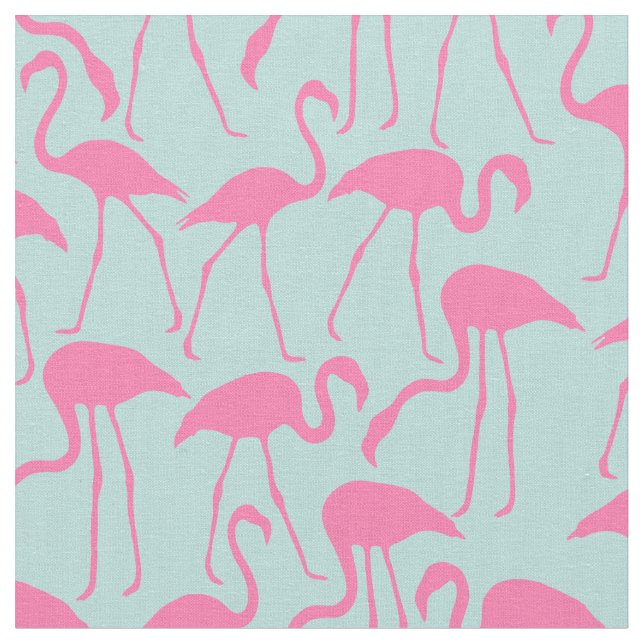 Pink Flamingos Muster Stoff (Nahaufnahme)