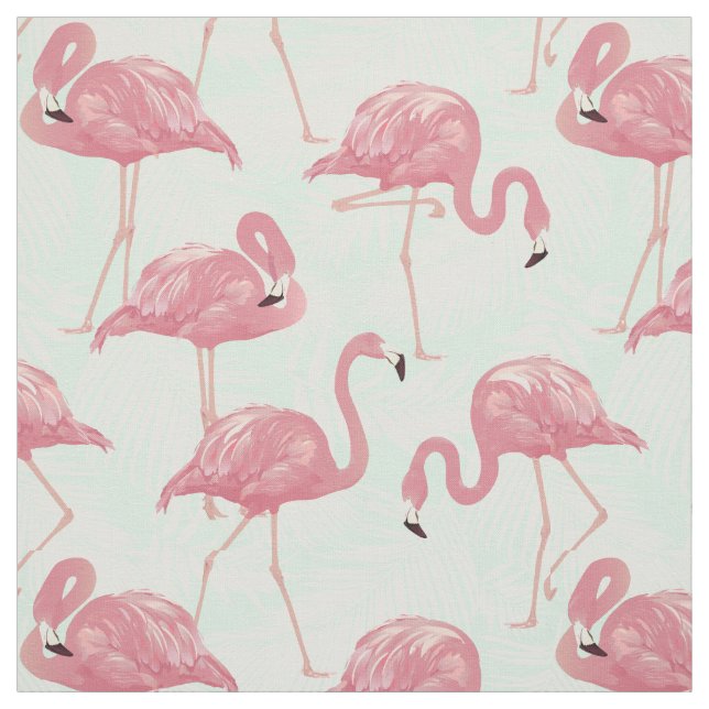 Pink Flamingos Muster Stoff (Muster)