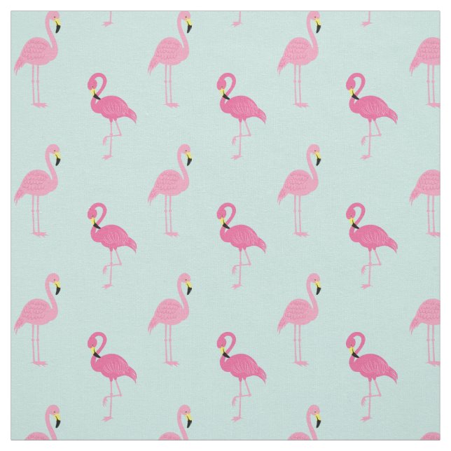 Pink Flamingos Muster Stoff (Muster)