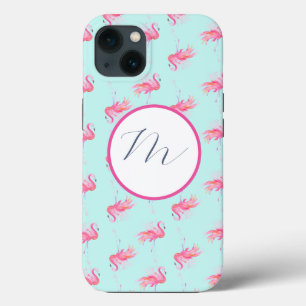 Pink Flamingos Muster Tropical Phone Case