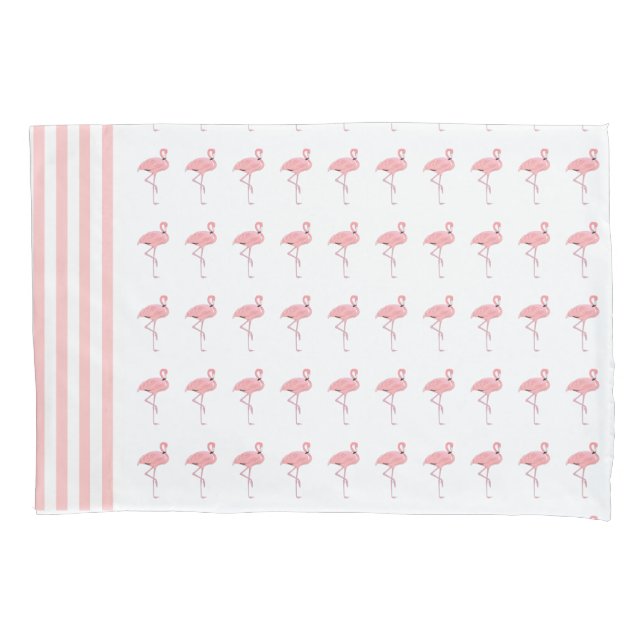 Pink Flamingos Pillow Case Kissenbezug (Vorderseite)
