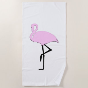 Pink Flamingos Strandtuch