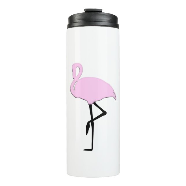 Pink Flamingos Thermosbecher (Vorderseite)
