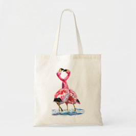 Pink Flamingos Tote Tasche