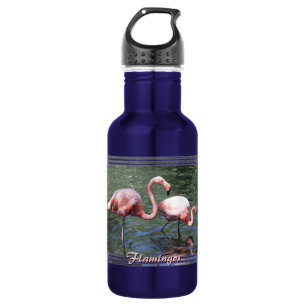 Pink Flamingos Trinkflasche