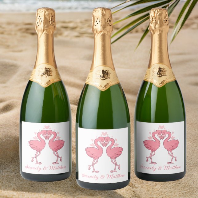 Pink Flamingos Tropical Summer Beach Wedding (Von Creator hochgeladen)