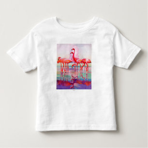 Pink Flamingos von Francis Lee Jaques Kleinkind T-shirt
