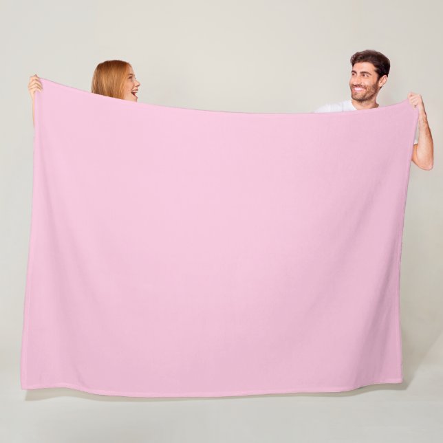Pink Fleecedecke (Beispiel)