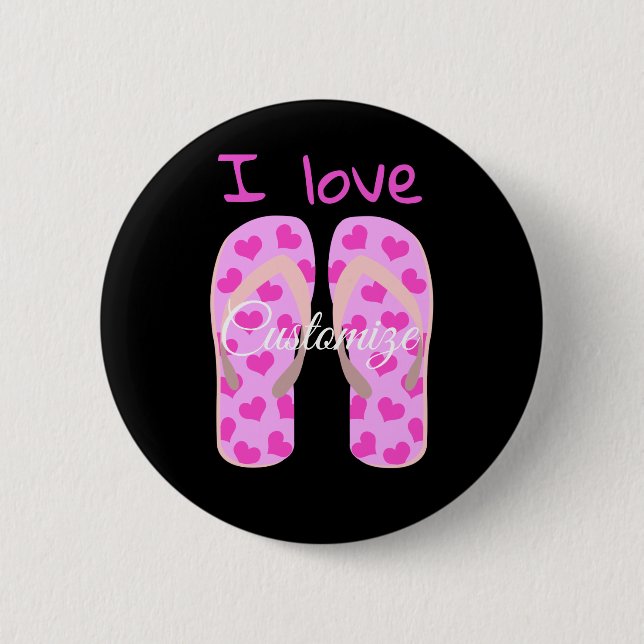 Pink Flip Flops Thunder_Cove Button (Vorderseite)