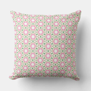 Pink Floral Artistic Abstrakt Pattern Kissen