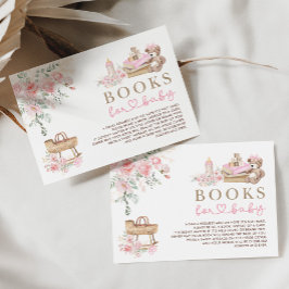 Pink Floral Baby Bekleidung Bücher für Baby Girl Begleitkarte