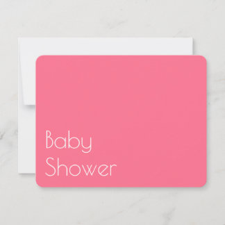 Pink Floral Baby in Bloom Baby Shower Invitation Einladung