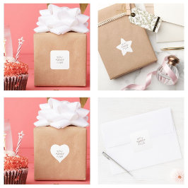 Pink Floral Beste Mama je Quadratischer Aufkleber