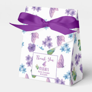 Pink Floral Butterfly Girl Babydusche Willkommen Geschenkschachtel